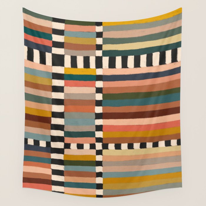Mix of Stripes #11 Wall Tapestry Gallery Image 4