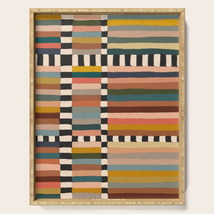 Mix of Stripes #11 Serving Tray Gallery Image 1