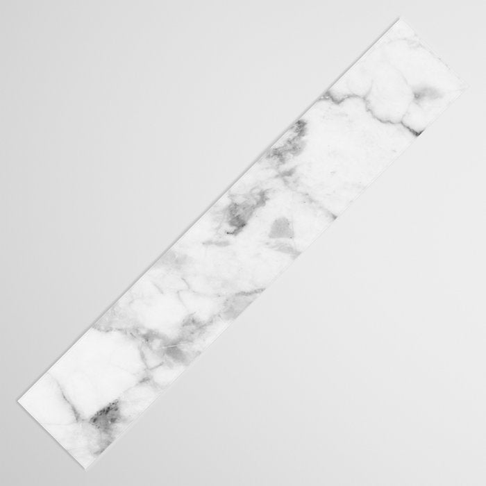 White Marble Table Runner Gallery Image 3