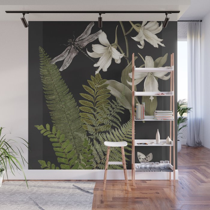 Night Garden 2 Wall Mural Gallery Image 1