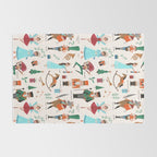 Festive Nutcracker holiday pattern Rug Gallery Image 2