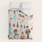 Festive Nutcracker holiday pattern Duvet Cover Gallery Image 6