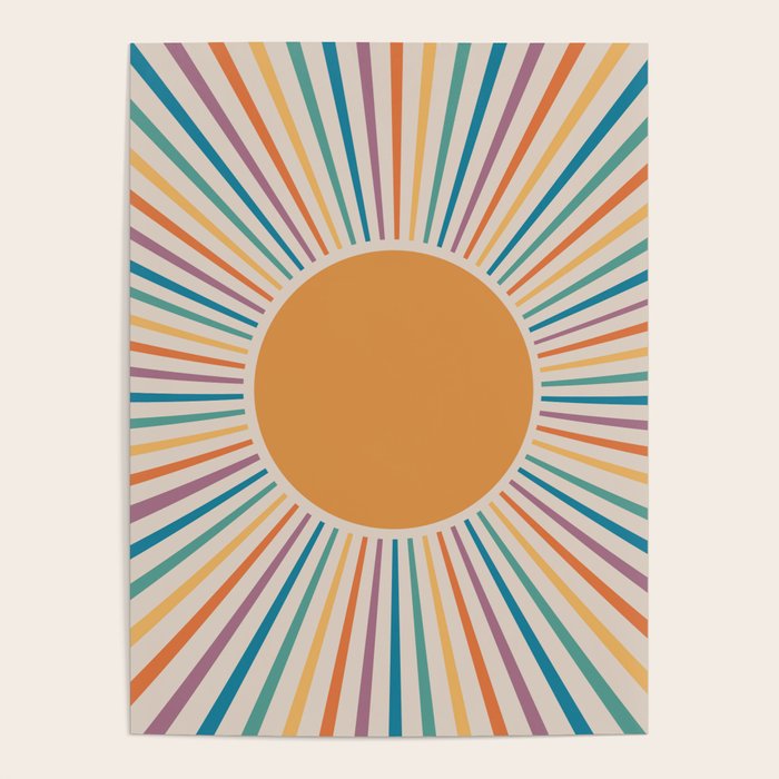 Boho Sun Poster Gallery Image 4