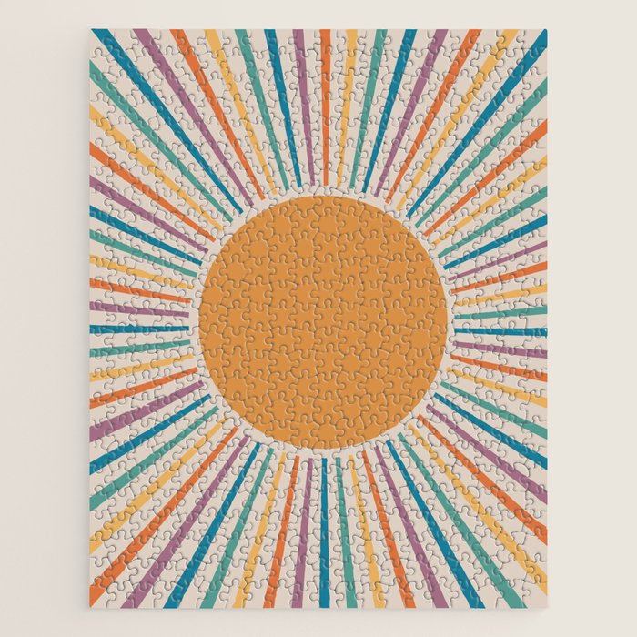 Boho Sun Jigsaw Puzzle Gallery Image 1