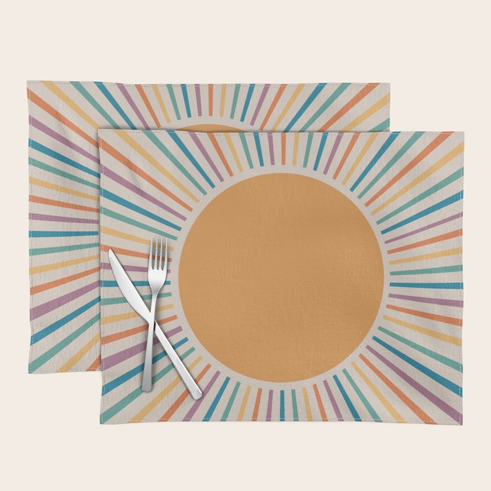 Boho Sun Placemat Gallery Image 1