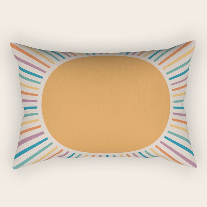 Boho Sun Rectangular Pillow Gallery Image 1