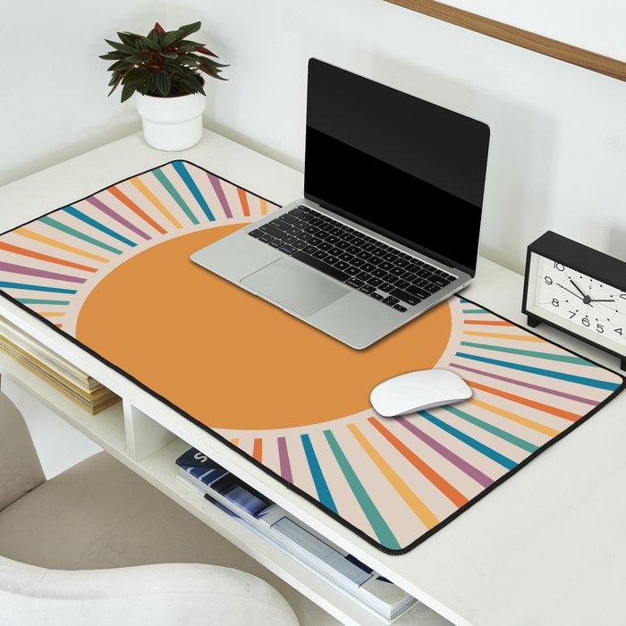 Boho Sun Desk Mat Gallery Image 2