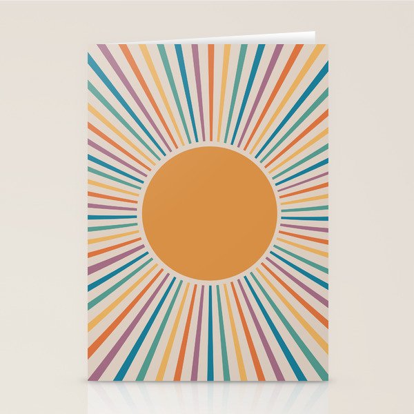 Boho Sun Stationery Card Gallery Image 2
