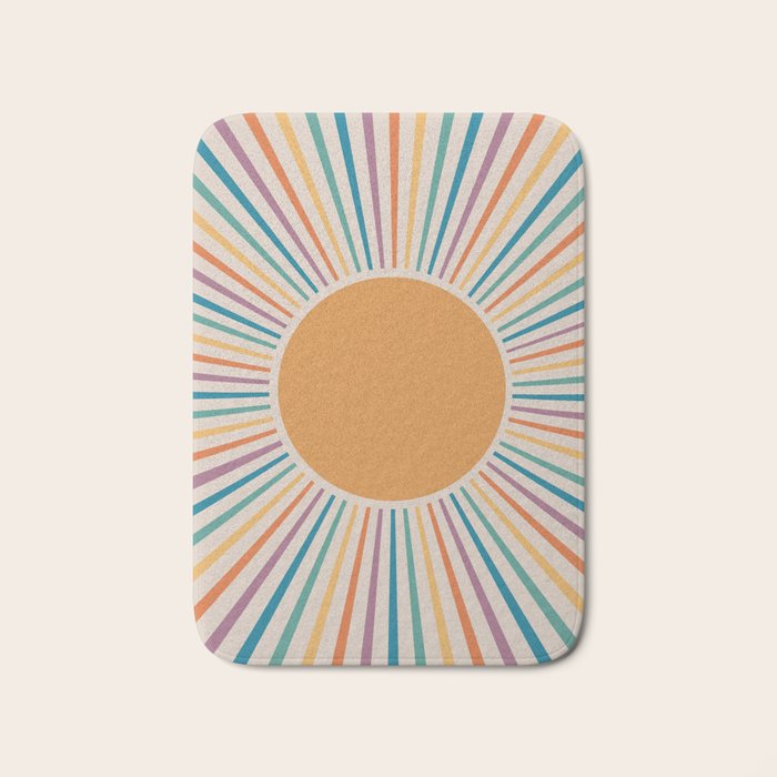 Boho Sun Bath Mat Gallery Image 1
