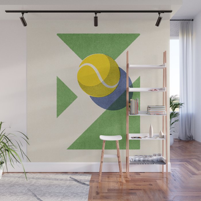 BALLS / Tennis - grass court II Wall Mural Gallery Image 1