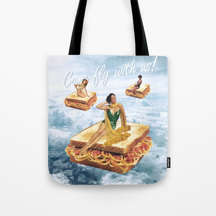 Sandwich Airlines - Come fly with us! Tote Bag Gallery Image 1