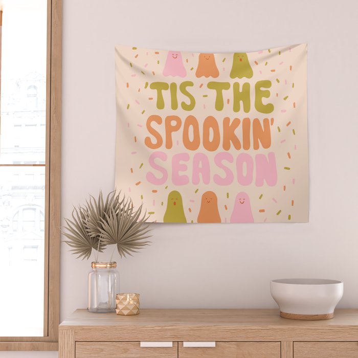 'Tis the Spookin Season Wall Tapestry Gallery Image 2