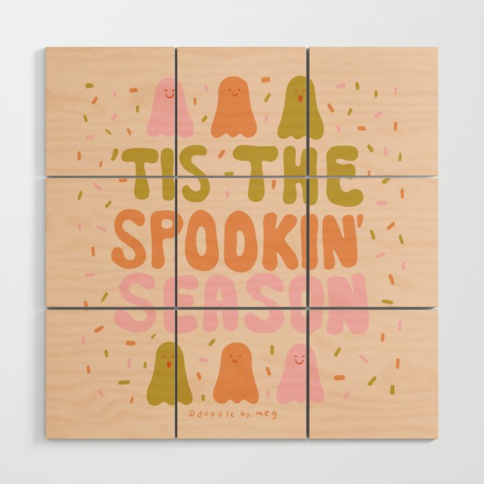 'Tis the Spookin Season Wood Wall Art Gallery Image 1