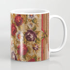 Antique Russian Bessarabian Floral Rug Print Coffee Mug Gallery Image 1