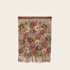 Antique Russian Bessarabian Floral Rug Print Wall Hanging Gallery Image 1