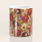 Antique Russian Bessarabian Floral Rug Print Coffee Mug Gallery Image 4