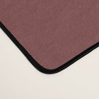 Earthy Brick Red Solid Color Desk Mat Gallery Image 4