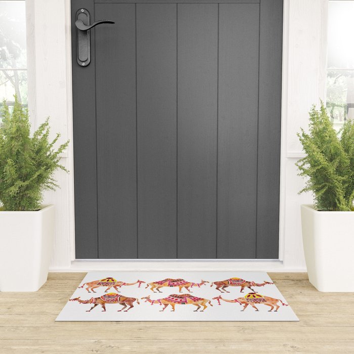 Camel Train Welcome Mat Gallery Image 3