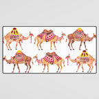 Camel Train Desk Mat Gallery Image 3