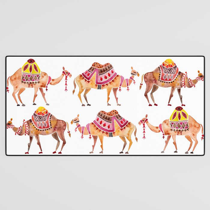 Camel Train Desk Mat Gallery Image 3