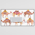 Camel Train Desk Mat Gallery Image 1