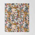 Squirrels on the Christmas tree I Throw Blanket Gallery Image 2