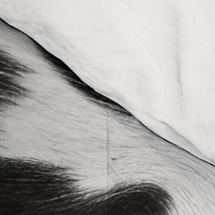 Black and White Rustic Cow Print Comforter Gallery Image 4