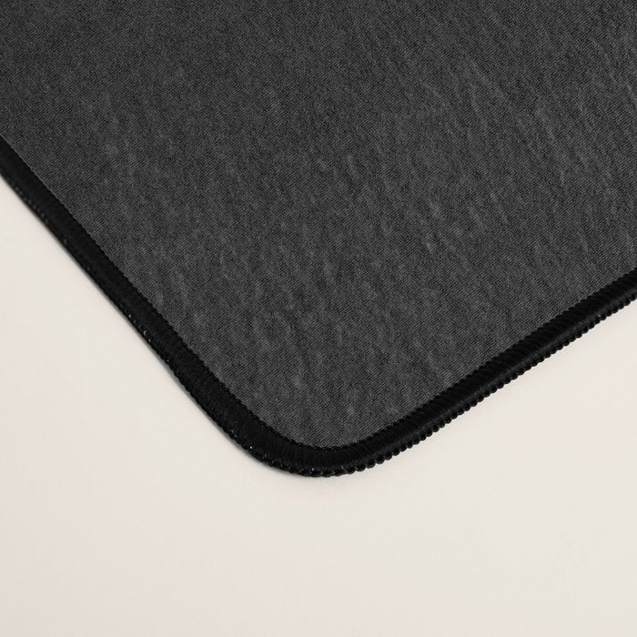 Black and White Rustic Cow Print Desk Mat Gallery Image 4