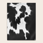 Black and White Rustic Cow Print Notebook Gallery Image 4
