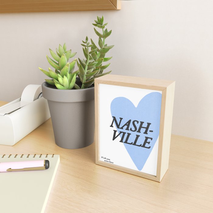 Wish you were here - Nashville Mini Art Print Gallery Image 2