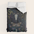 Death Moth Goat Skull Comforter Gallery Image 6