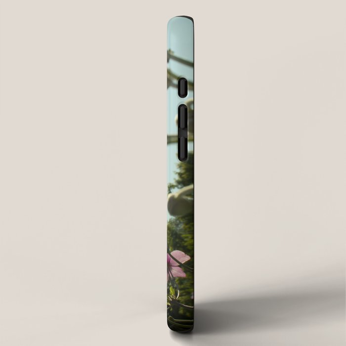 Aloft - rose pink autumn flower photo floral  iPhone Case Gallery Image 2
