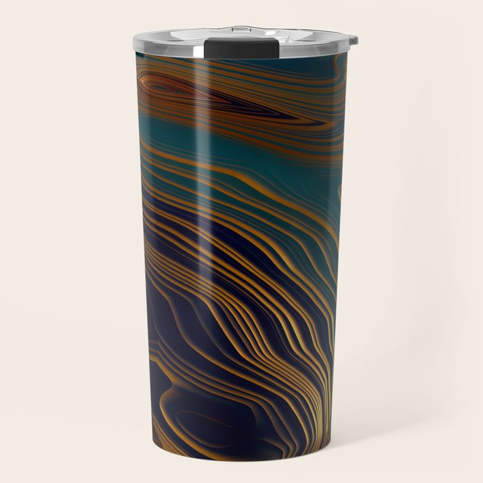 Peacock Ocean Travel Mug Gallery Image 1