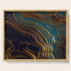 Peacock Ocean Serving Tray Gallery Image 1