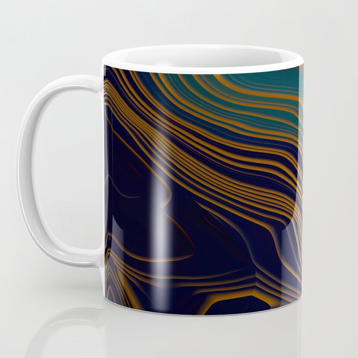 Peacock Ocean Coffee Mug Gallery Image 3