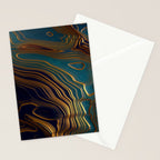 Peacock Ocean Stationery Card Gallery Image 2