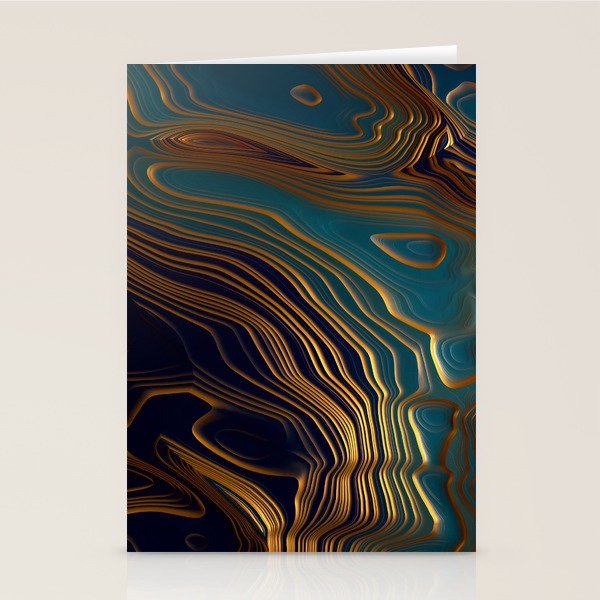 Peacock Ocean Stationery Card Gallery Image 2