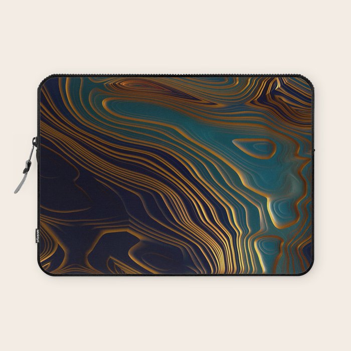 Peacock Ocean Laptop Sleeve Gallery Image 1