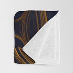 Peacock Ocean Throw Blanket Gallery Image 3