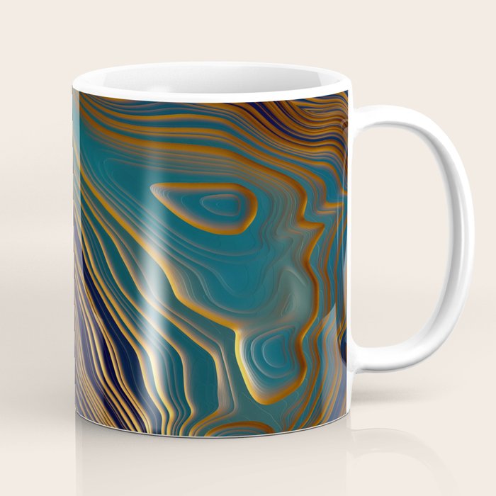 Peacock Ocean Coffee Mug Gallery Image 1