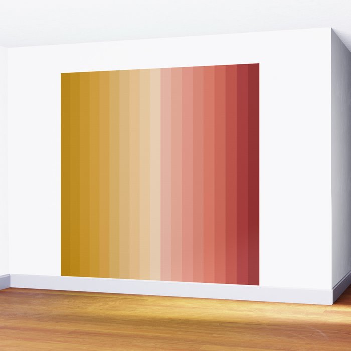 Multicolor Stripes XV Wall Mural Gallery Image 2