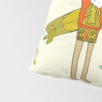 sleigh rides // surfing santa // retro surf art by surfy birdy Pillow Sham Gallery Image 4