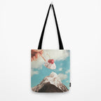 Sundae Summit - Cherry Ice cream Mountain Peak  Tote Bag Gallery Image 2