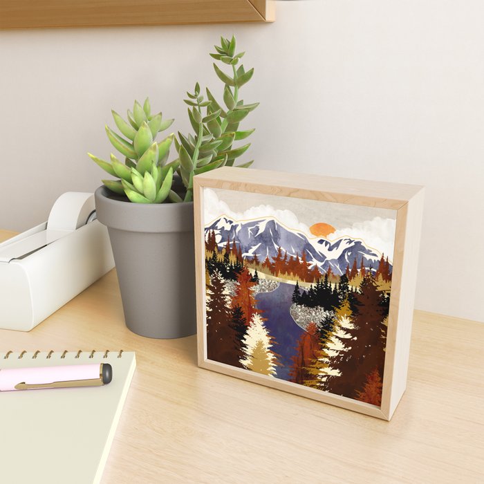 Autumn River Mini Art Print Gallery Image 2