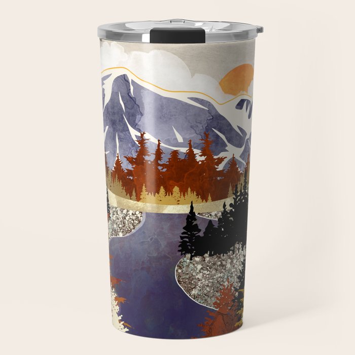Autumn River Travel Mug Gallery Image 1