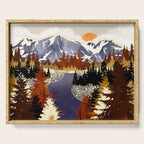 Autumn River Serving Tray Gallery Image 1