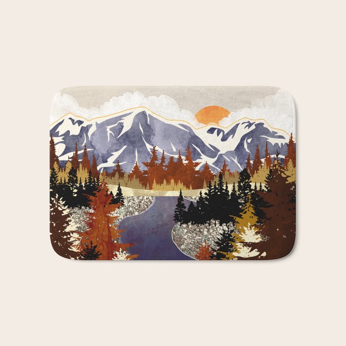 Autumn River Bath Mat Gallery Image 1