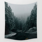 Winter Road Wall Tapestry Gallery Image 4