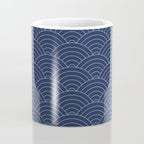 Waves (Navy) Coffee Mug Gallery Image 4