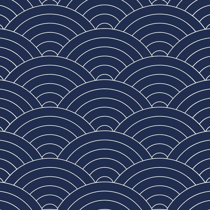 Waves (Navy) Coffee Mug Gallery Image 2